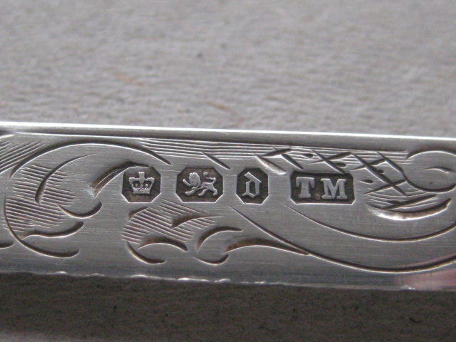 Victorian Silver Bladed Folding Fruit Knife, Sheffield 1896