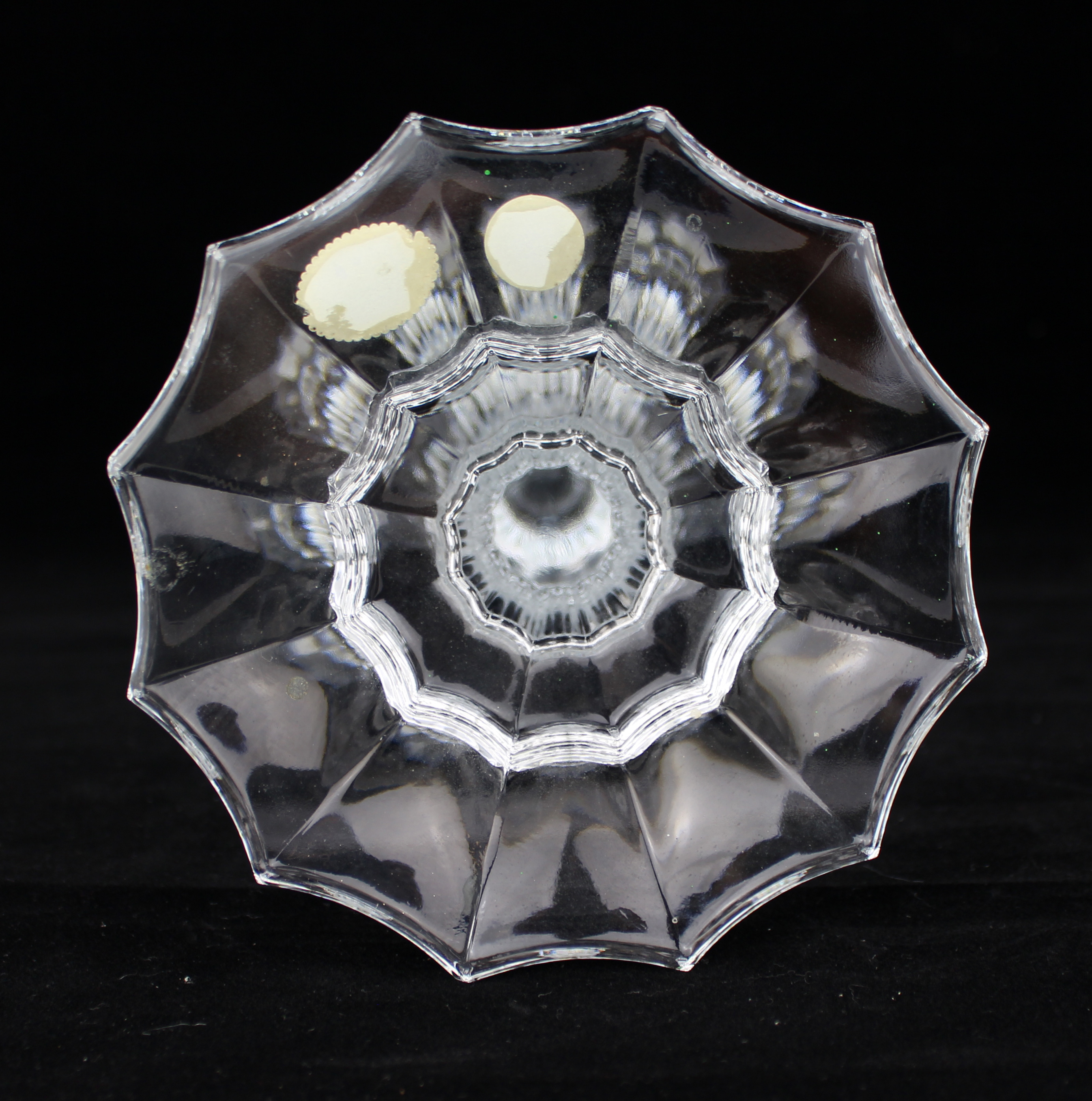 Fine Pair of Bohemia Lead Crystal Candlesticks