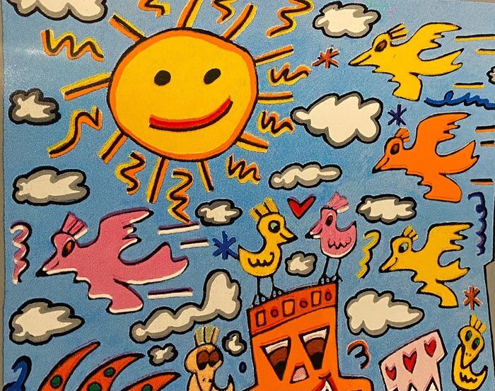 James Rizzi (1950-2011) - The City That Never Sleeps. Hand Signed 1998 (#0417.01)