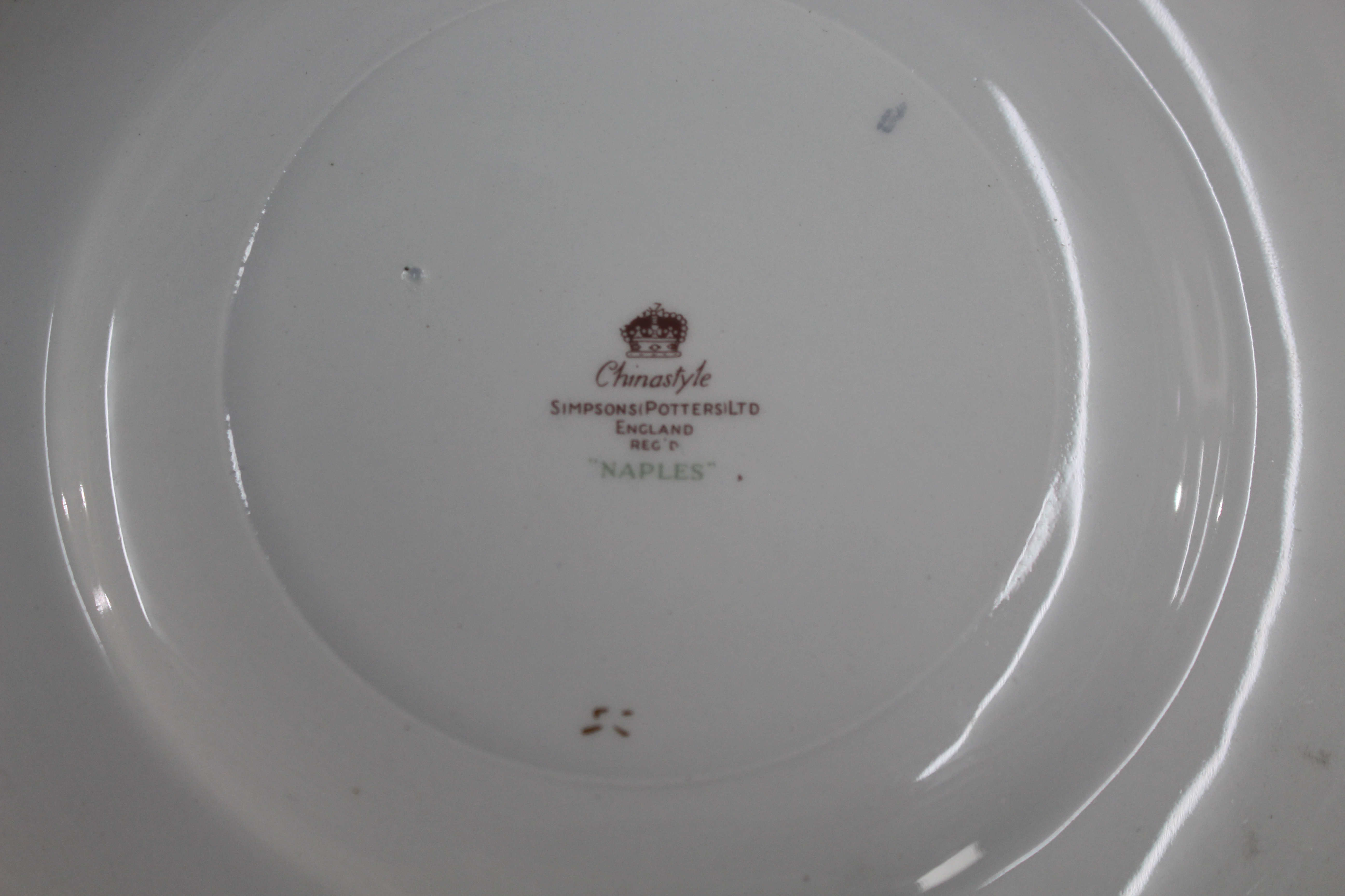 Chinastyle Simpson Potteries Naples Part Dinner Service
