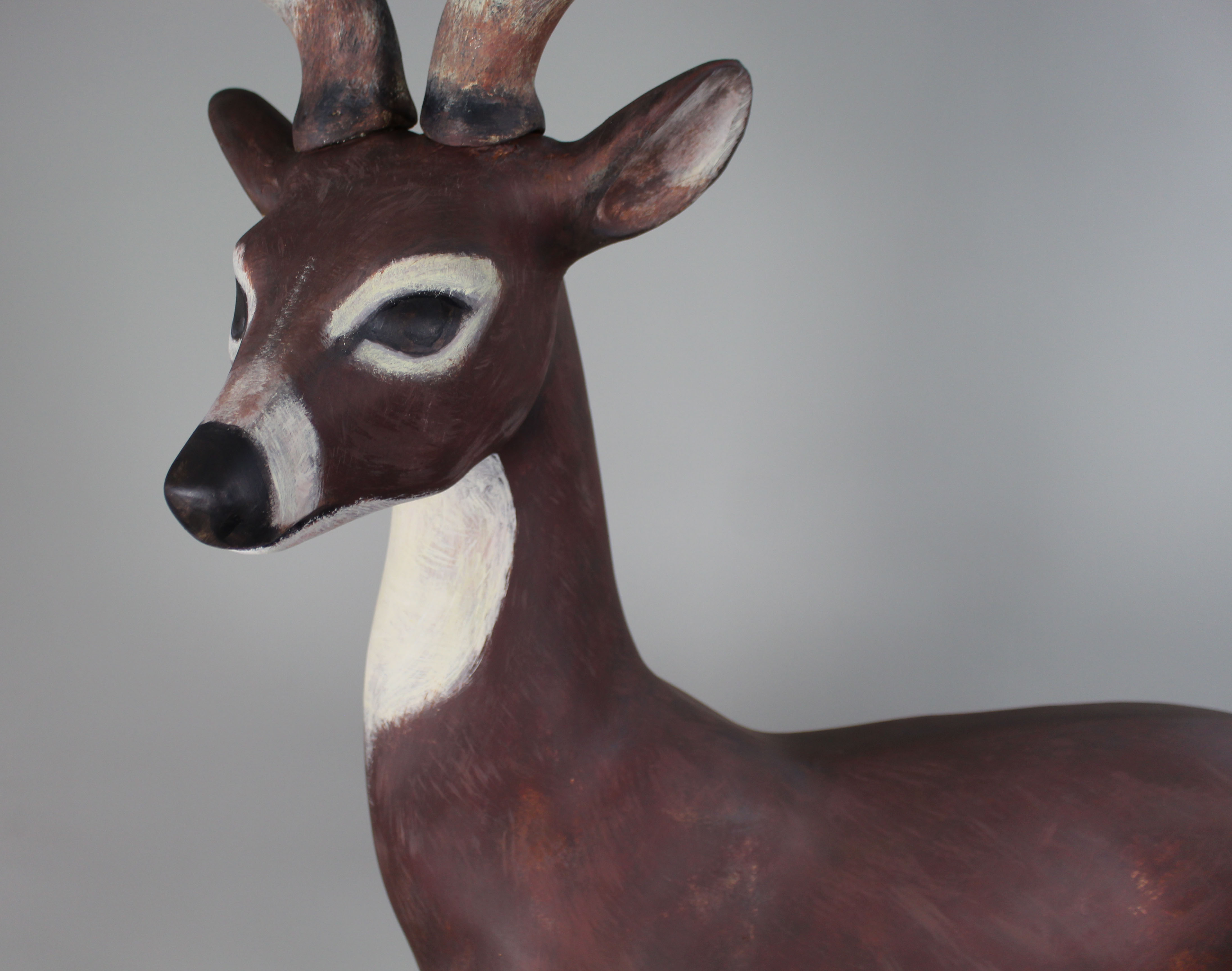 Hand Painted Stag Model
