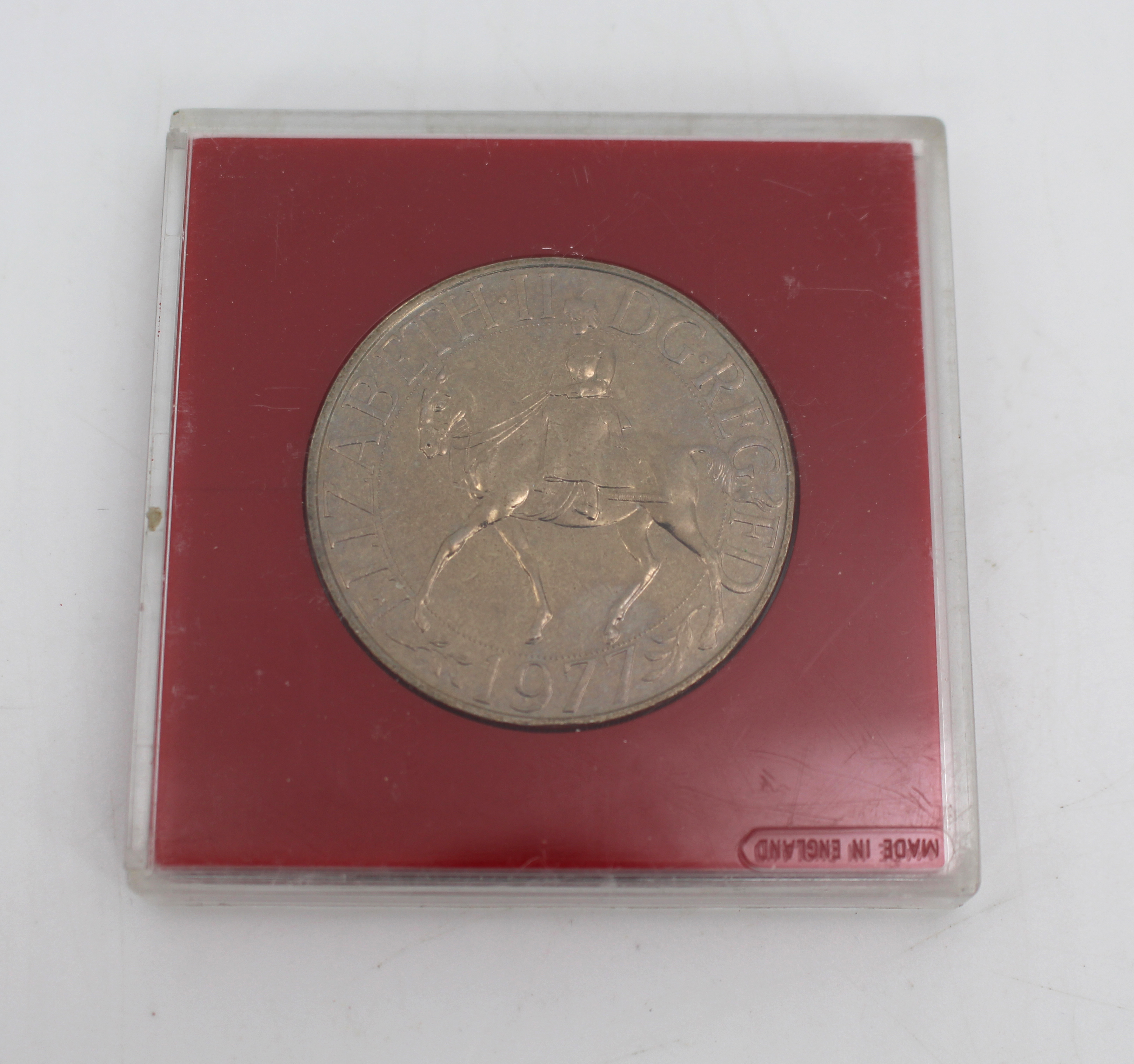 Elizabeth II Silver Jubilee Crown 1977 Cased