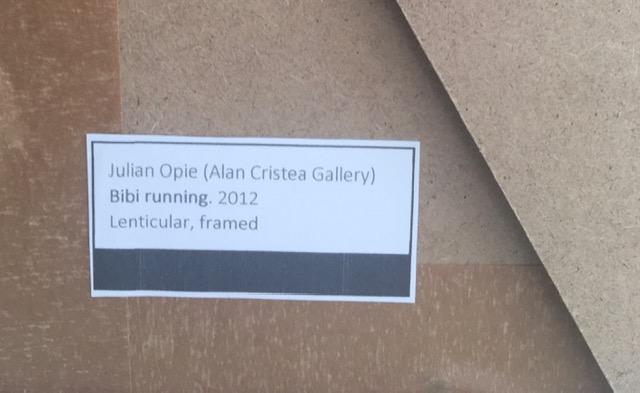 Julian Opie (1958-) Pair of 3D Lenticular Moving Image, In Colours ‘Paul Running’ & ‘Bibi Running’