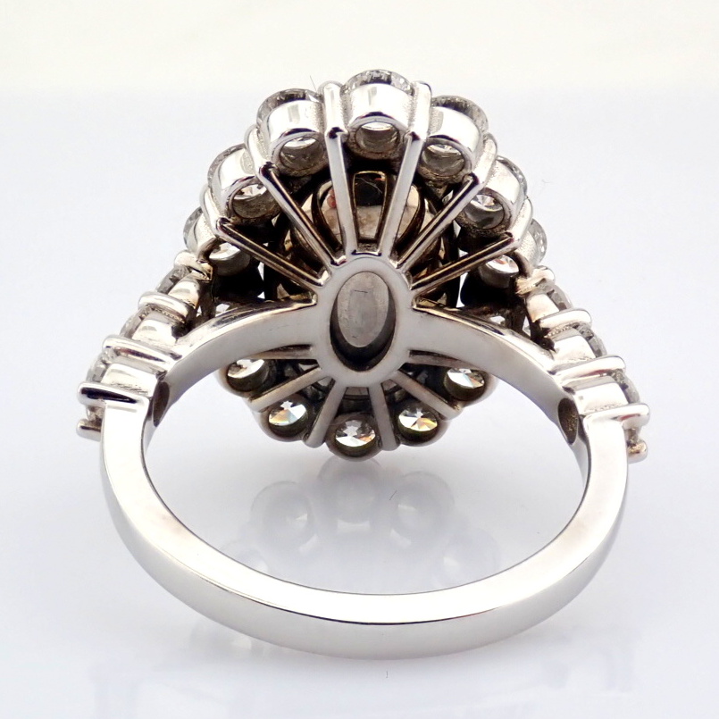 Oval Cut Lab-Grown Diamond Ring - 7.64 Total Carat (IGI Certified)