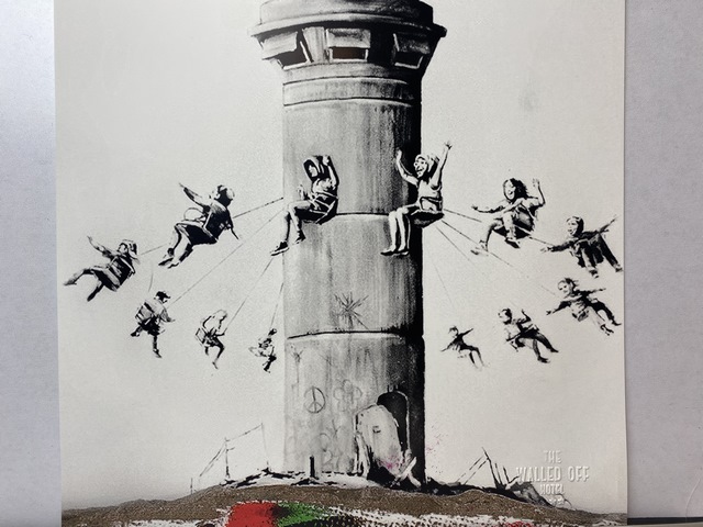 Banksy, The Walled Off Hotel, Limited Edition, Original Print.