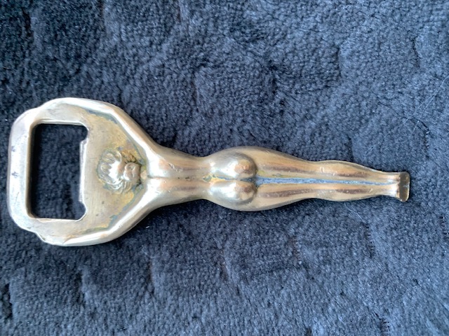 Naughty Art Nouveau Bottle Opener, 1890 - 1910