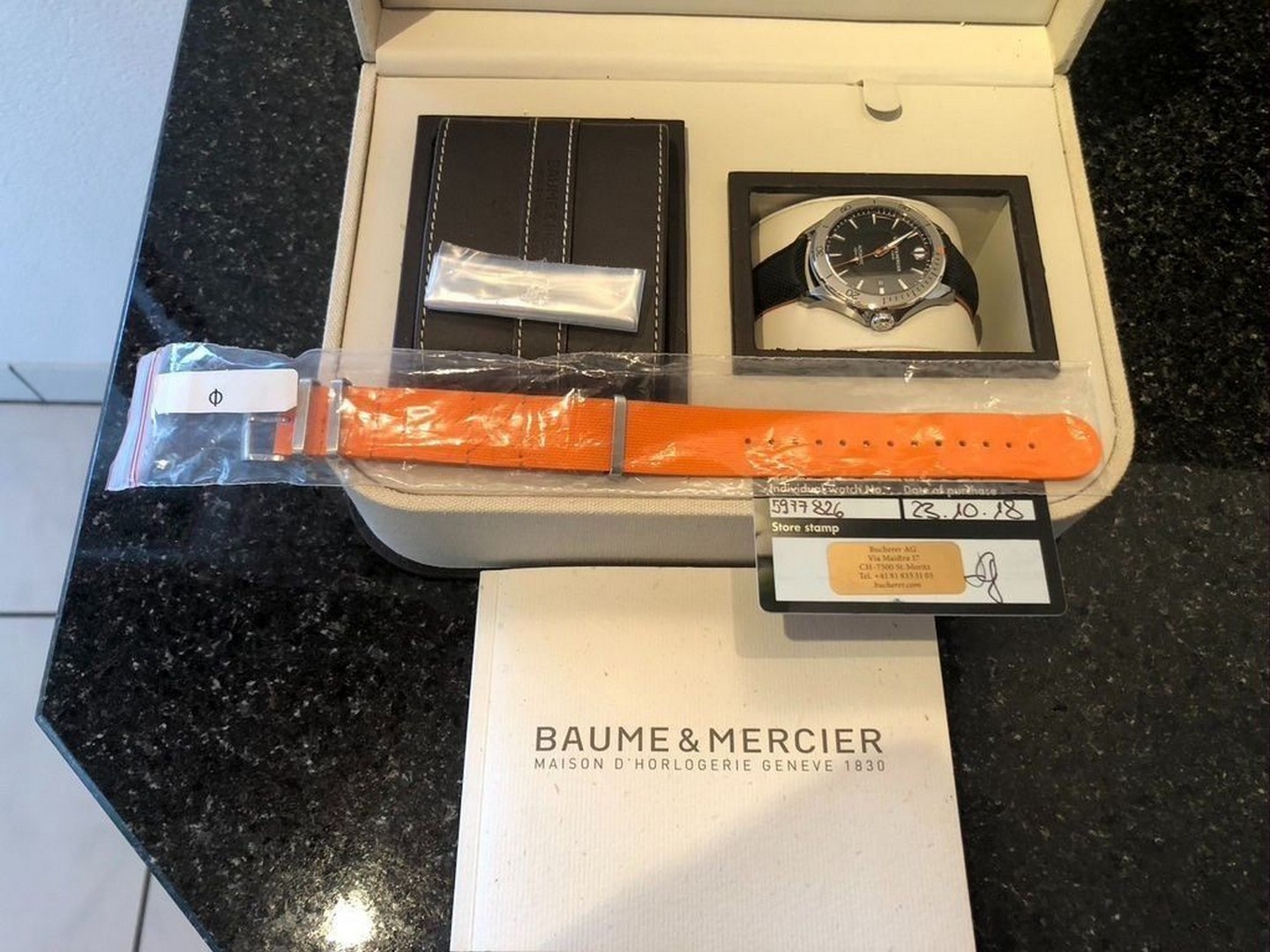 Baume & Mercier /  Clifton Club - Gentlmen's Steel Wrist Watch