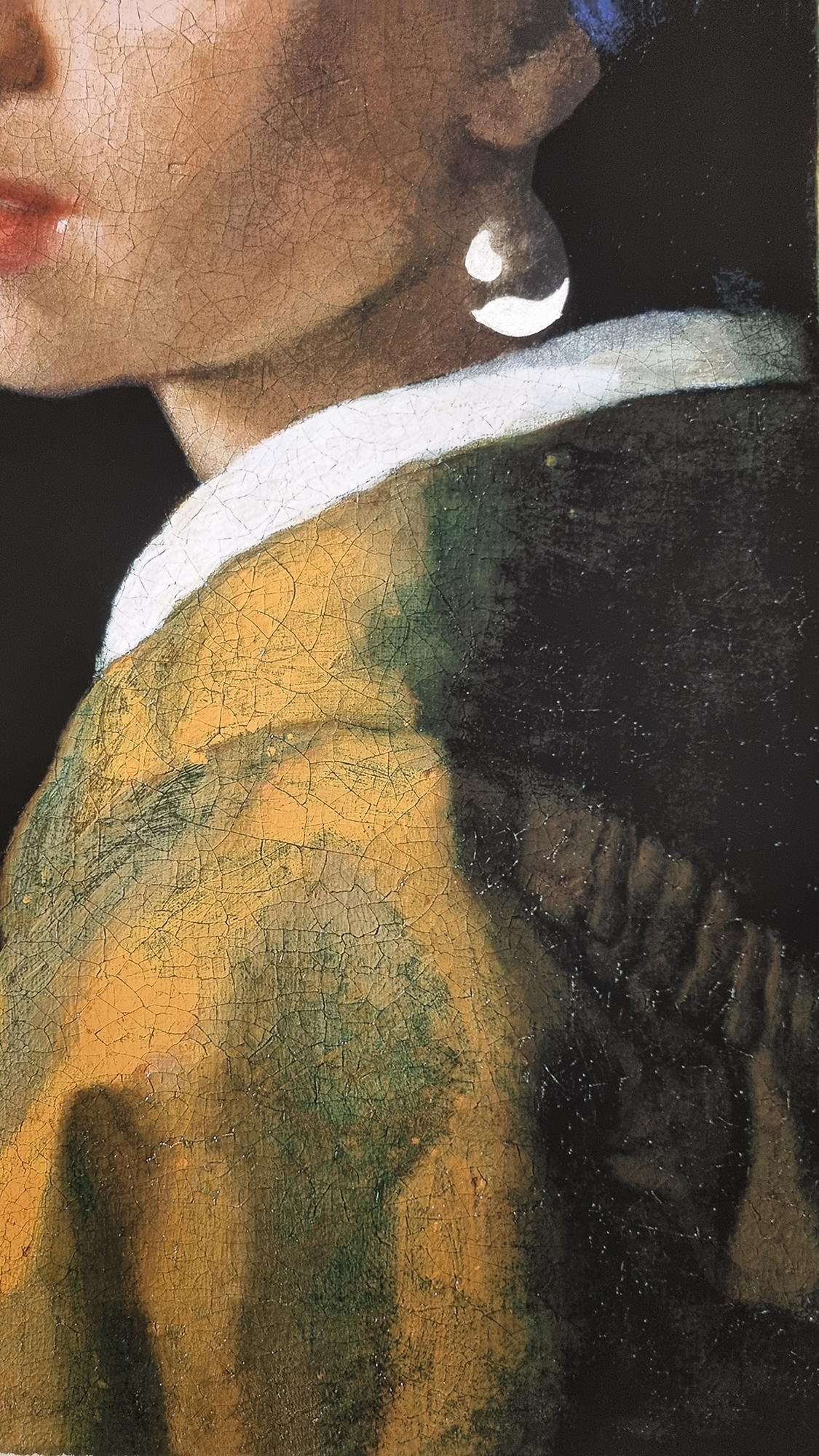 Johannes Vermeer 'Girl with a Pearl Earring' Platinum Leaf Rare