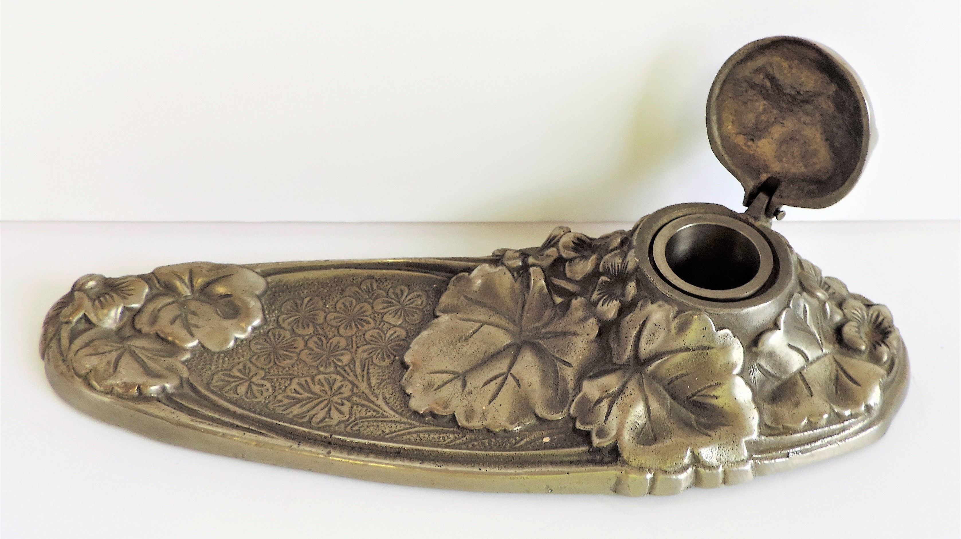 Antique Art Nouveau Inkwell c. 1890's