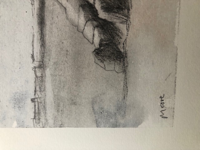Henry Moore (1898=1986). Rare Lithograph 1983
