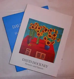 David Hockney (b 1937-2026) ‘Flowers, Faces and Spaces’ Two volume in Slipcase, Out of Print, 1997