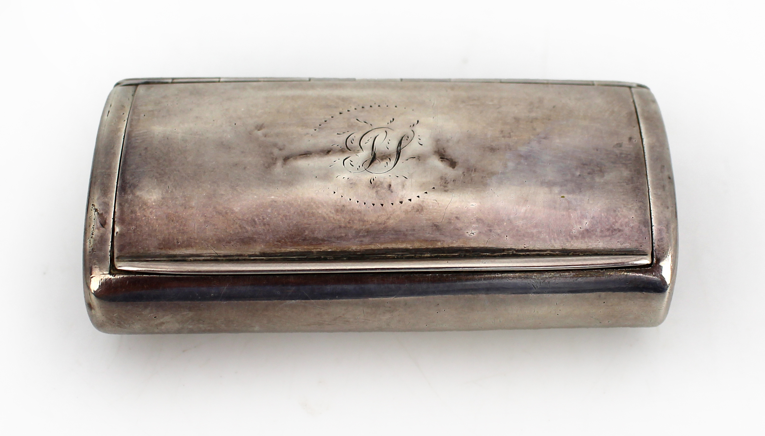 Georgian Sterling Silver & Gilt Snuff Box – Joseph Ash I, London 1802