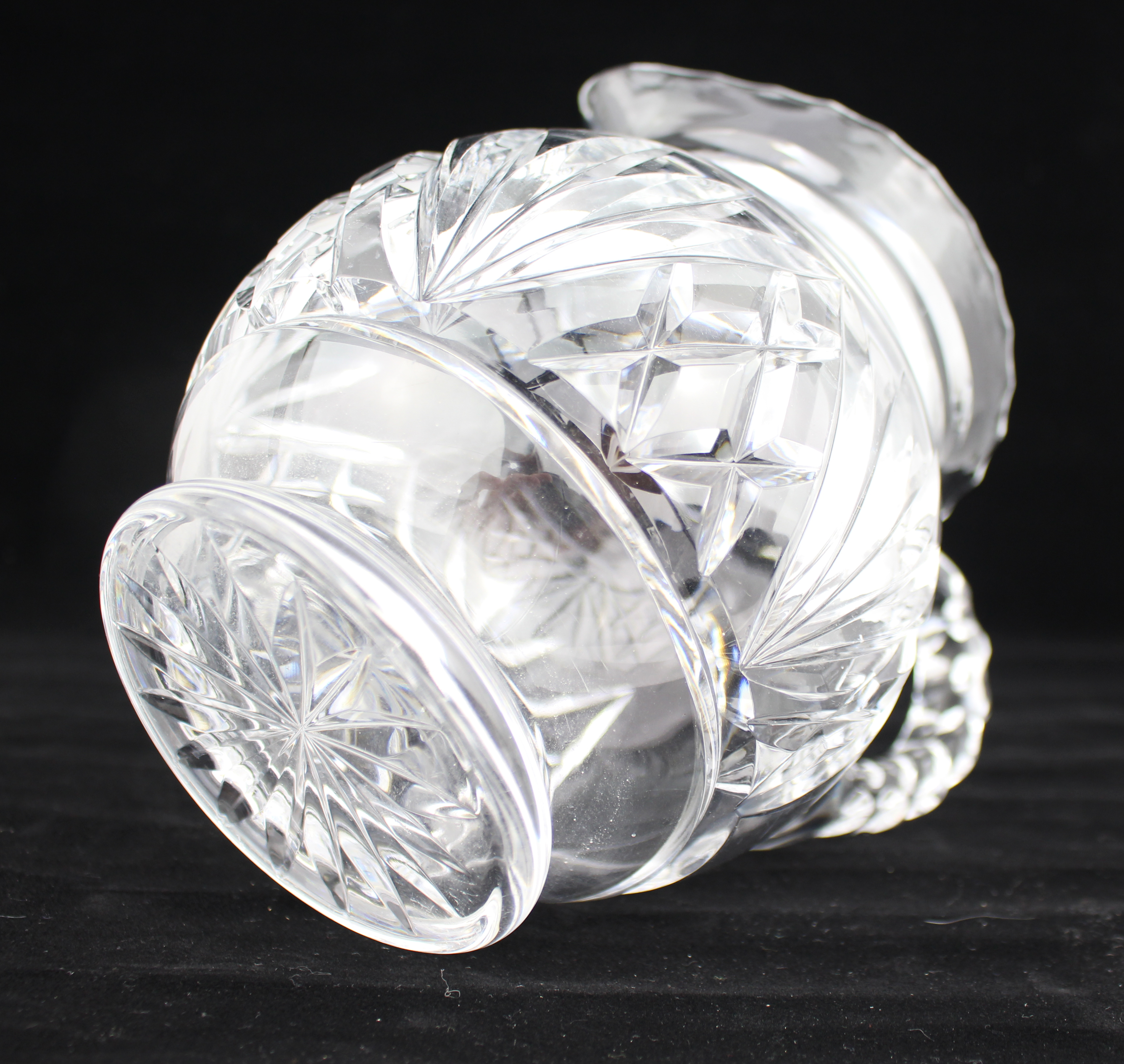 Vintage Mid 10th c. Cut Glss Crystal Jug