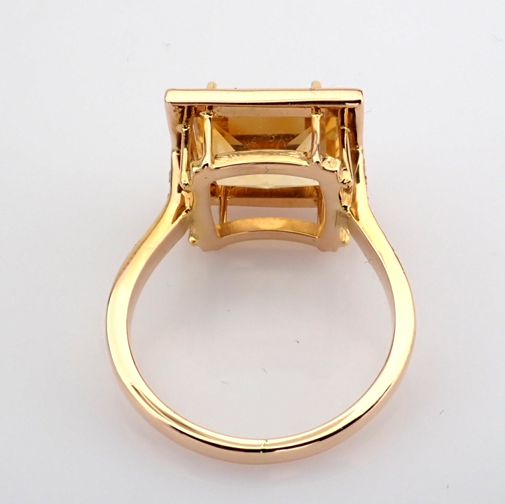 Natural Diamond 18K Rose/Pink Gold Ring