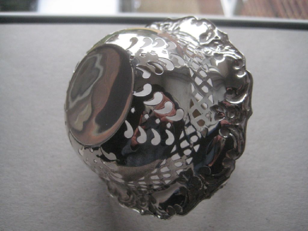 Antique Silver Sweetmeat Basket, Birmingham 1910