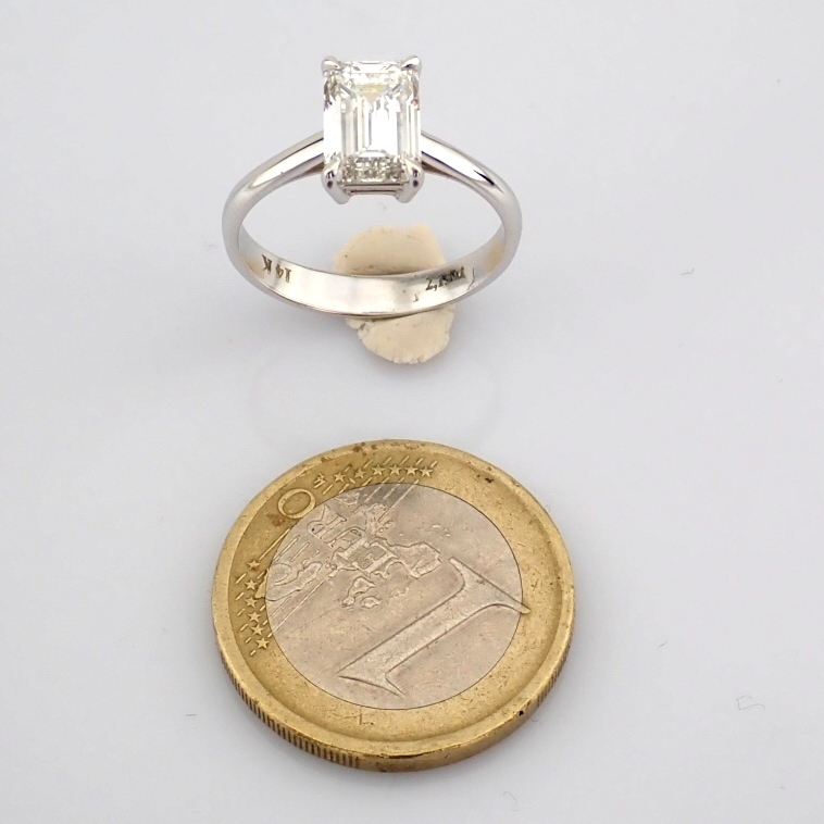 Emerald Cut Lab-Grown Diamond Ring - 2.13 Total Carat (IGI Certified)
