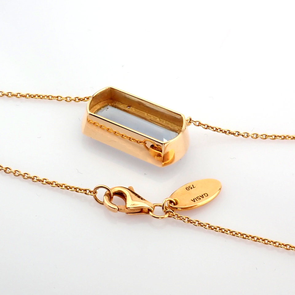 Natural Diamond 14K Rose/Pink Gold Necklace
