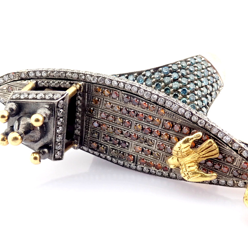 Natural Diamond 18K Yellow Gold Ring