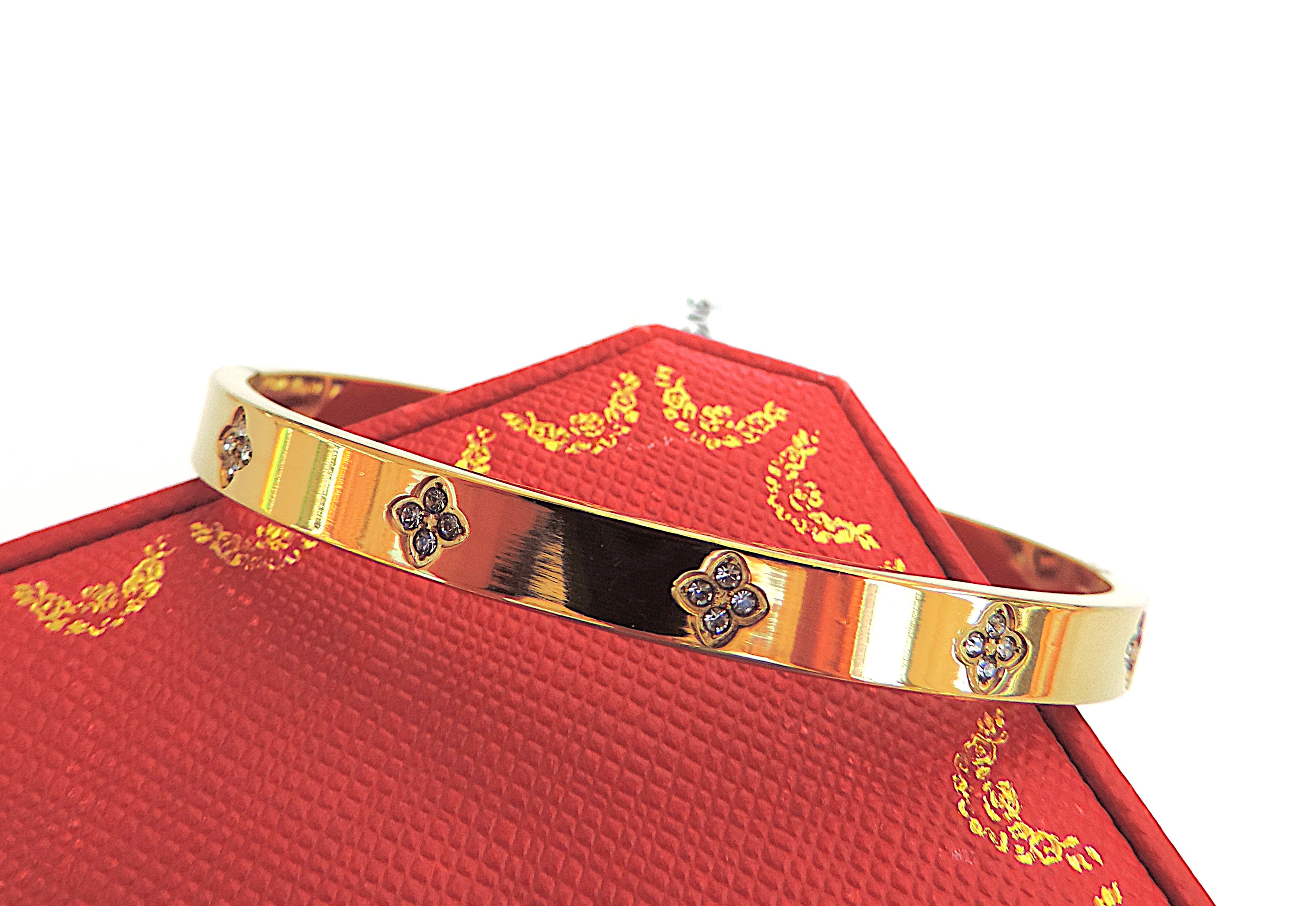  Orrevé 18k Gold Plated Zircon Bracelet 'New'