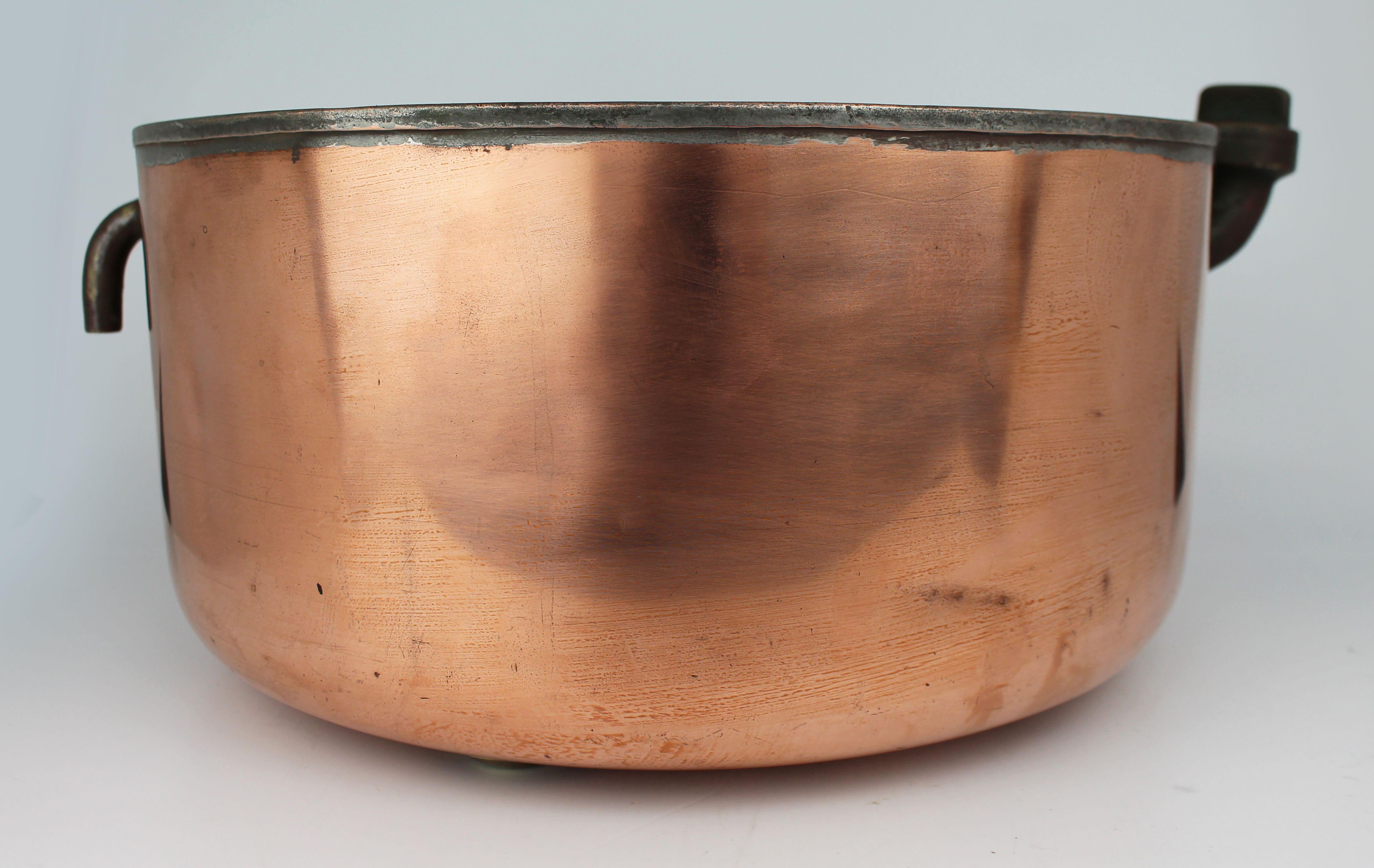 Large Antique Copper Bain Marie