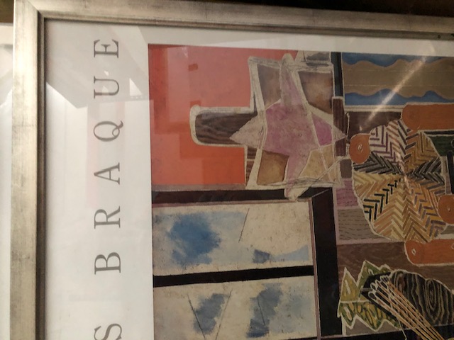 Georges Braque Exhibition Poster. Guggenheim New York 1988.