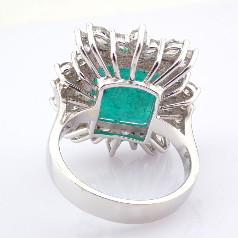 Natural Diamond 18 White Gold Ring