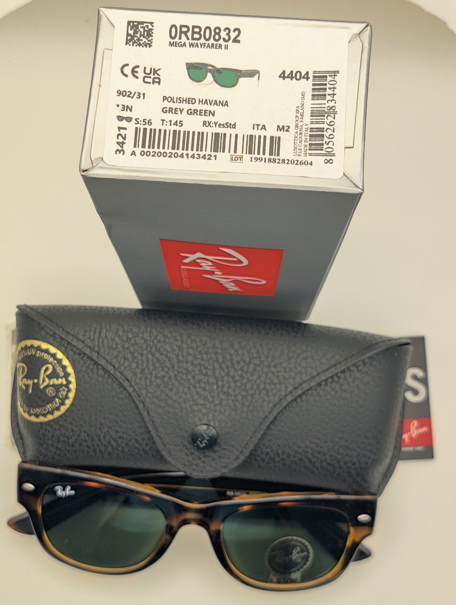 Ray Ban Sunglasses ORB0832 902/31 *3N