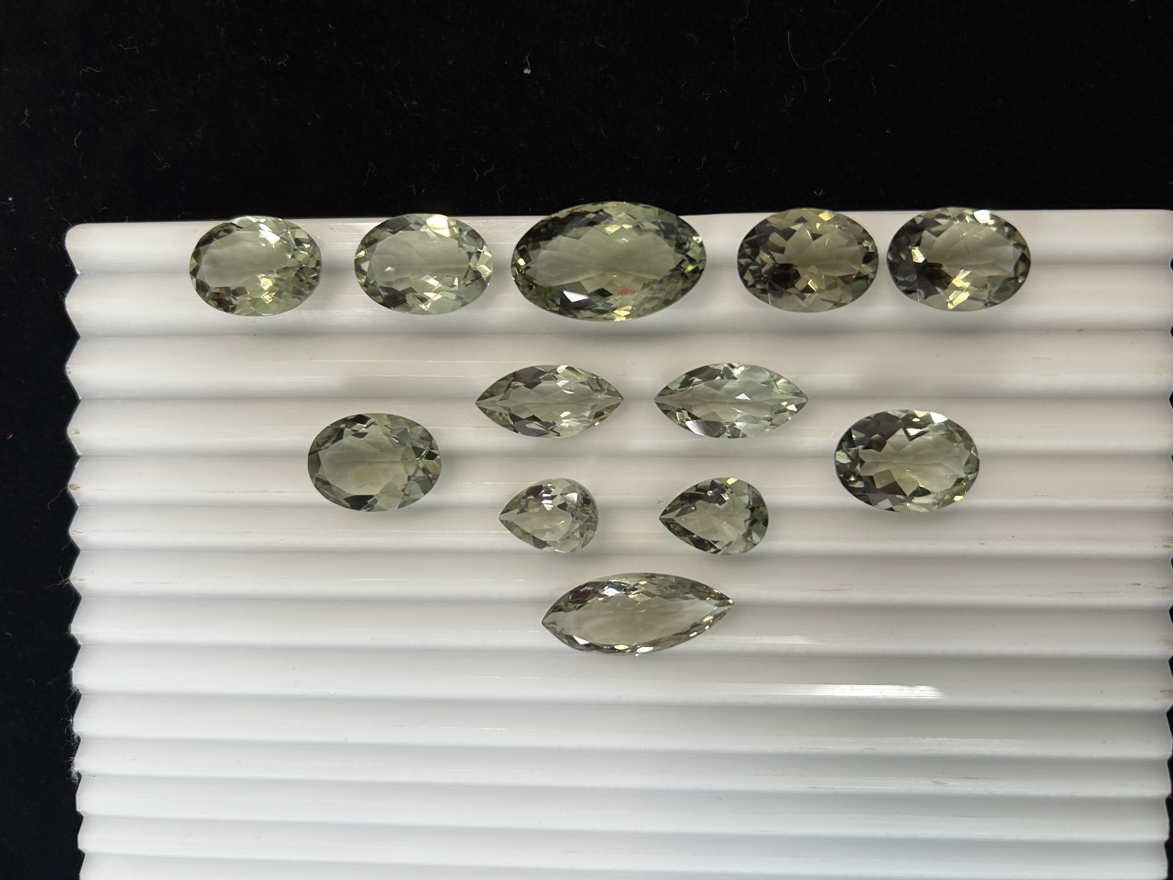 121.15ct Green Natural Amethyst