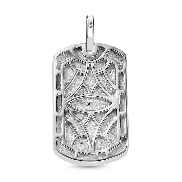 New! Black Diamond Tag Pendant