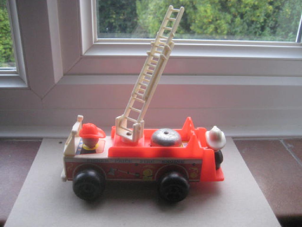 Vintage Fisher Price Fire Engine, Model Number 720
