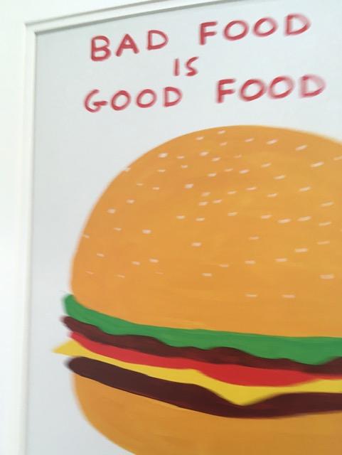 David Shrigley OBE (b 1968) ‘Bad Food Good Food’, Shrig Mini Series Offset Lithograph, Framed, Editi
