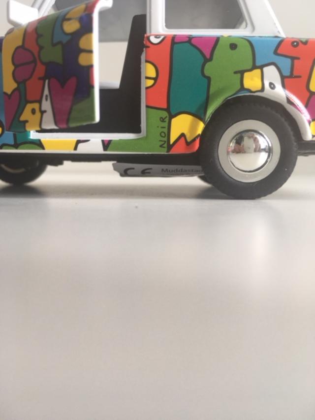 Thierry Noir (b.1958)  ‘Heads’ Berlin Trabant Car In Colours By Thierry Noir, 1994, Sold Out