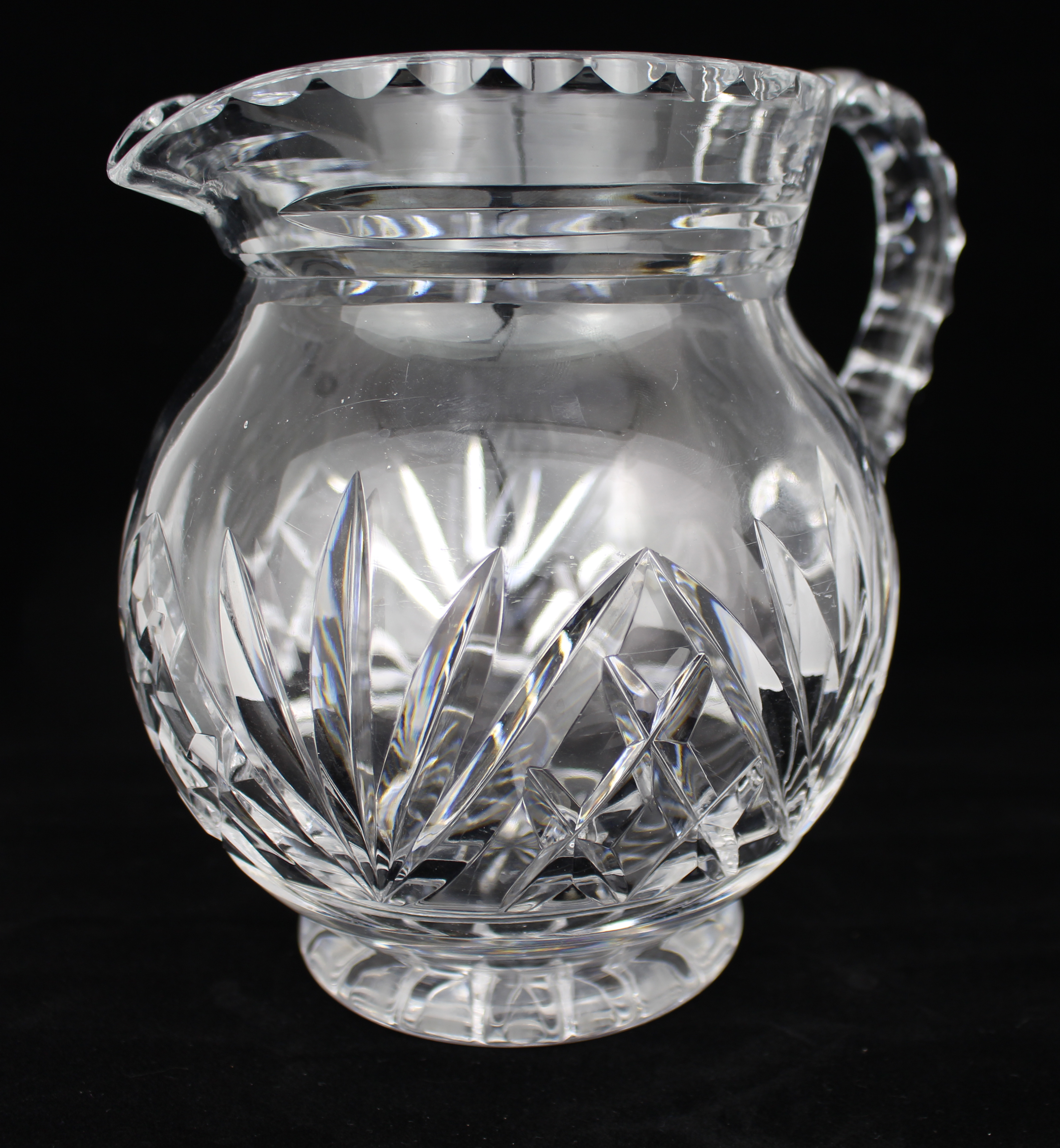 Vintage Mid 10th c. Cut Glss Crystal Jug