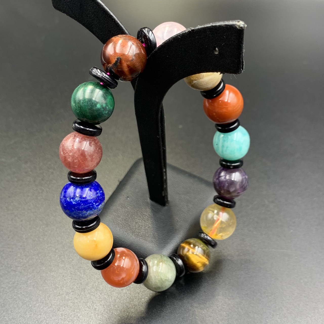 MLT-511, Beautiful Natural Multi Colour Beads Bracelet.