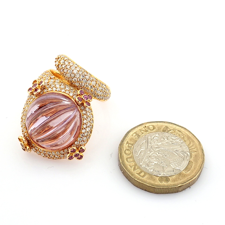 Natural Diamond 18K Rose/Pink Gold Ring