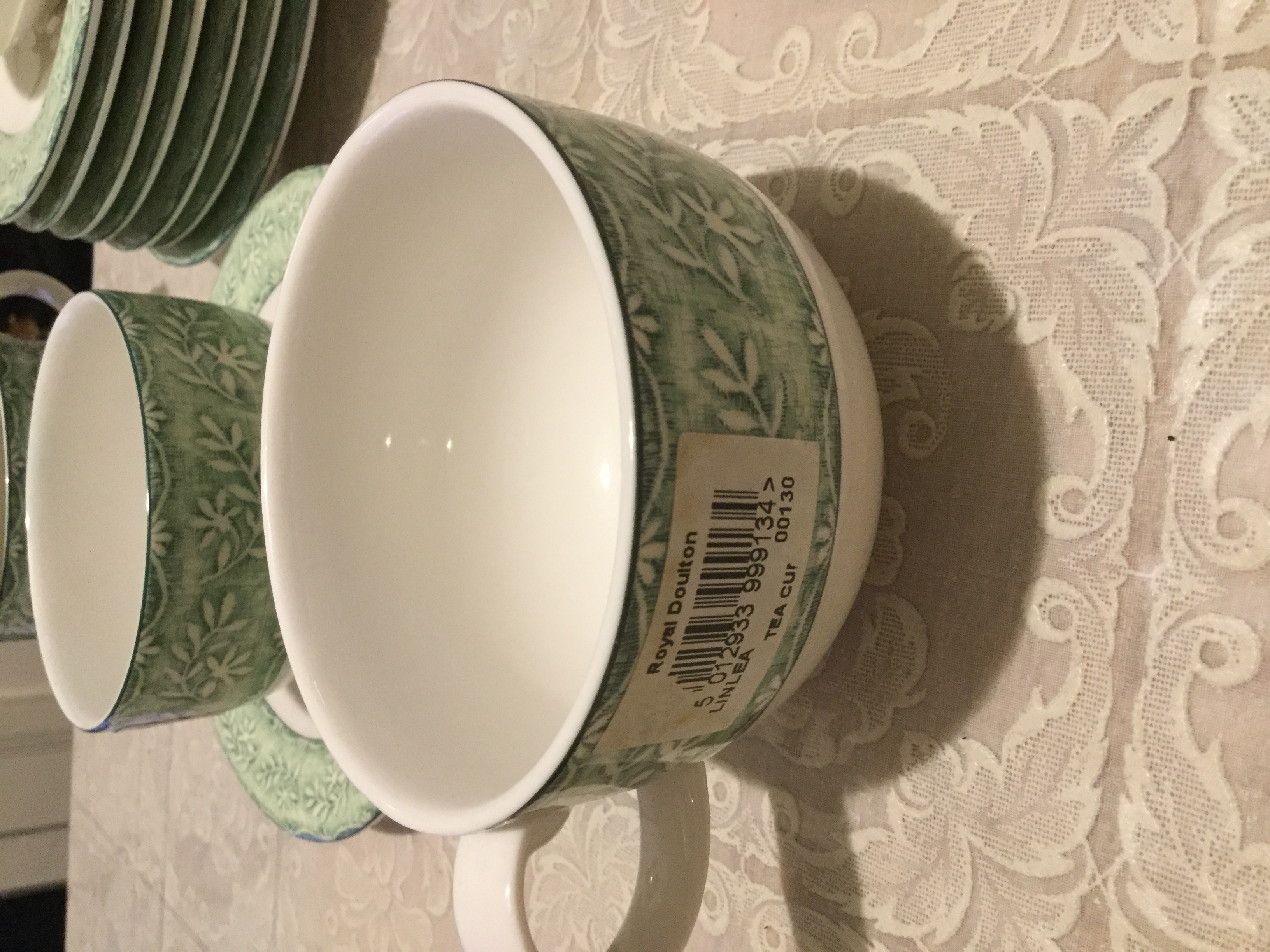 Royal Doulton Expressions - Linen Leaf - Tea Set x 8 New