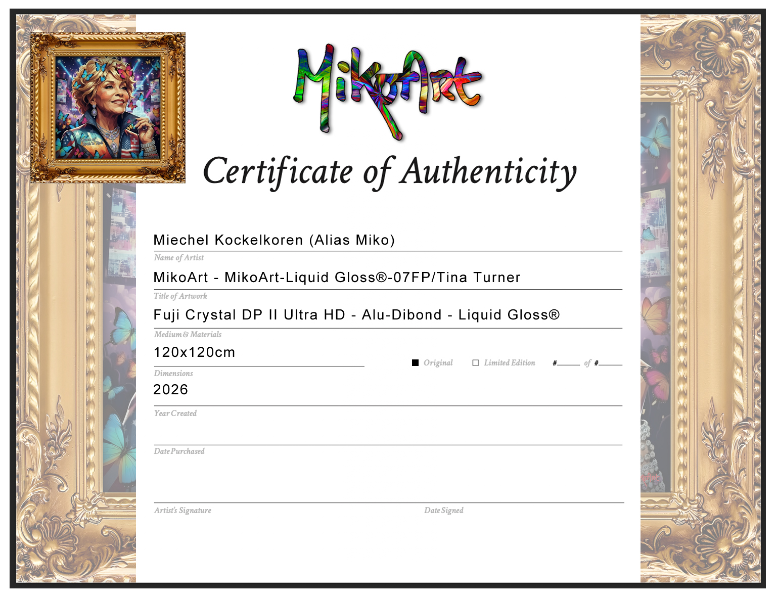 MikoArt - Epoxy Liquid Gloss - 07FP/Tina Turner