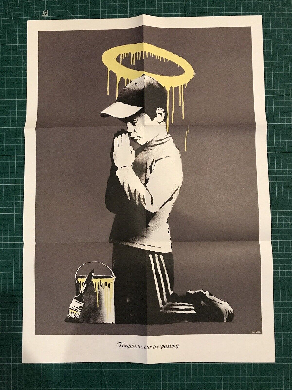 Banksy (b 1974-)'Forgive Us Our Trespassing', Original Double-Sided Poster and Don't Panic Pack 2010