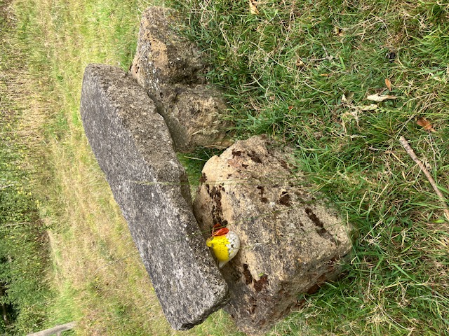 Stone Garden Bench
