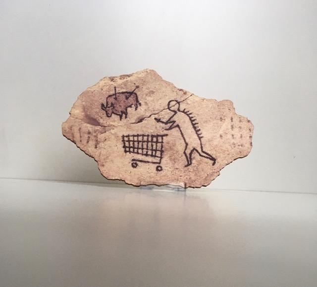 Banksy (b 1974) Peckham Rock ‘Shopping Trolly's' Cork Postcard, British Museum With Provenace, 2018