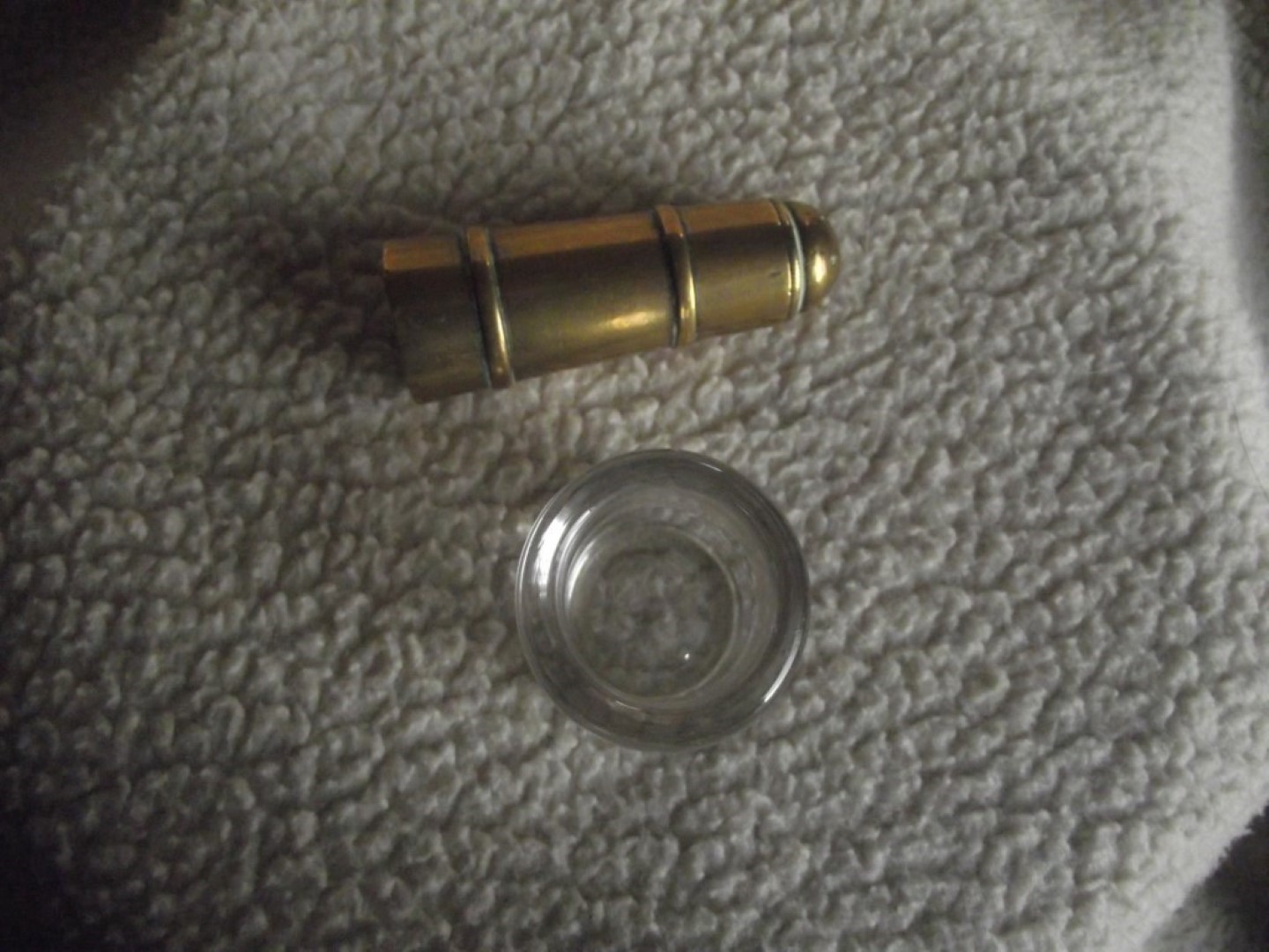 Victorian Brass Inkwell Desk Set - Military Theme - Lozenge Mark 13th January 1883