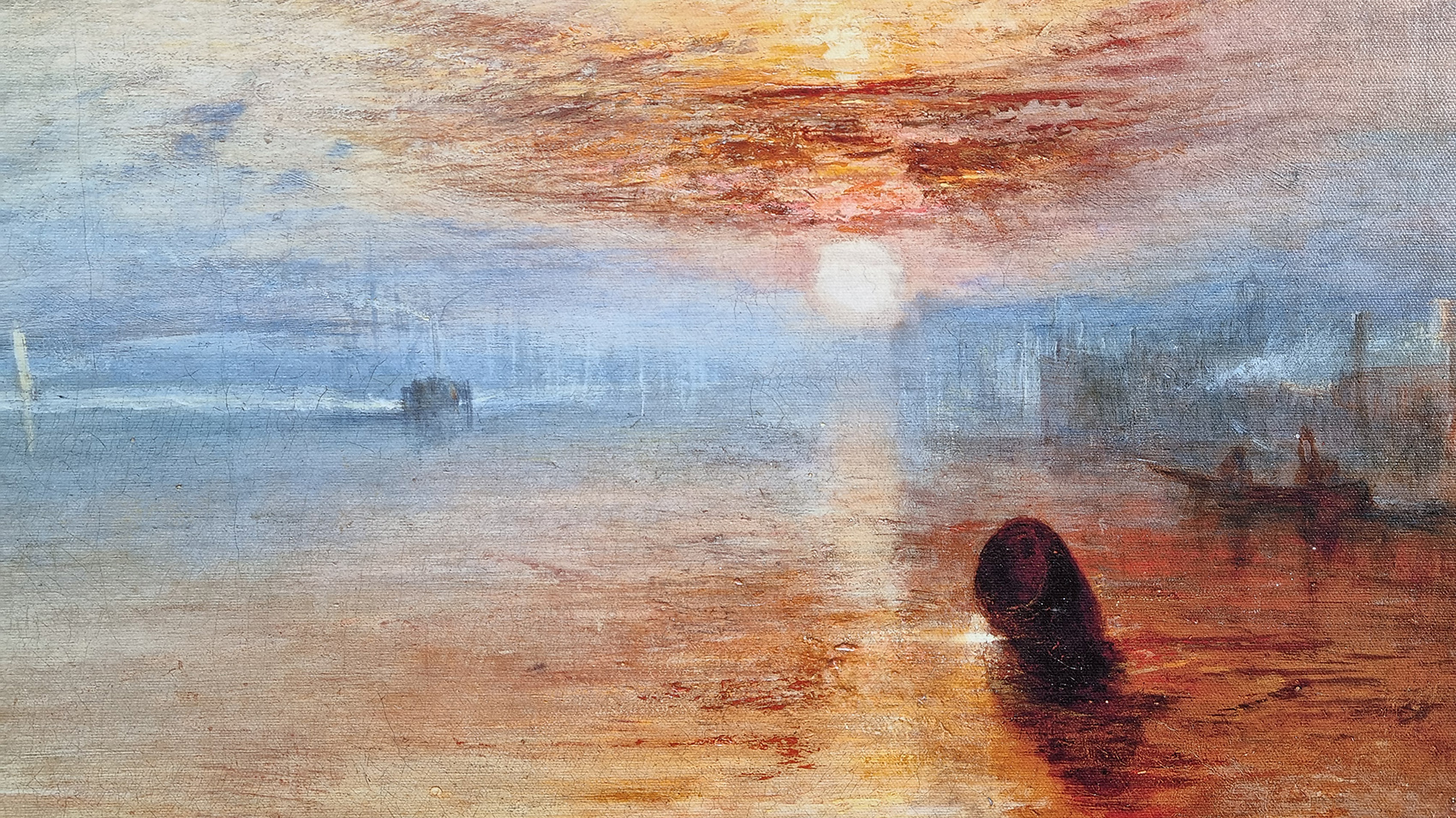 J.M.W. Turner "Fighting Temeraire" Limited Edition On Canvas.