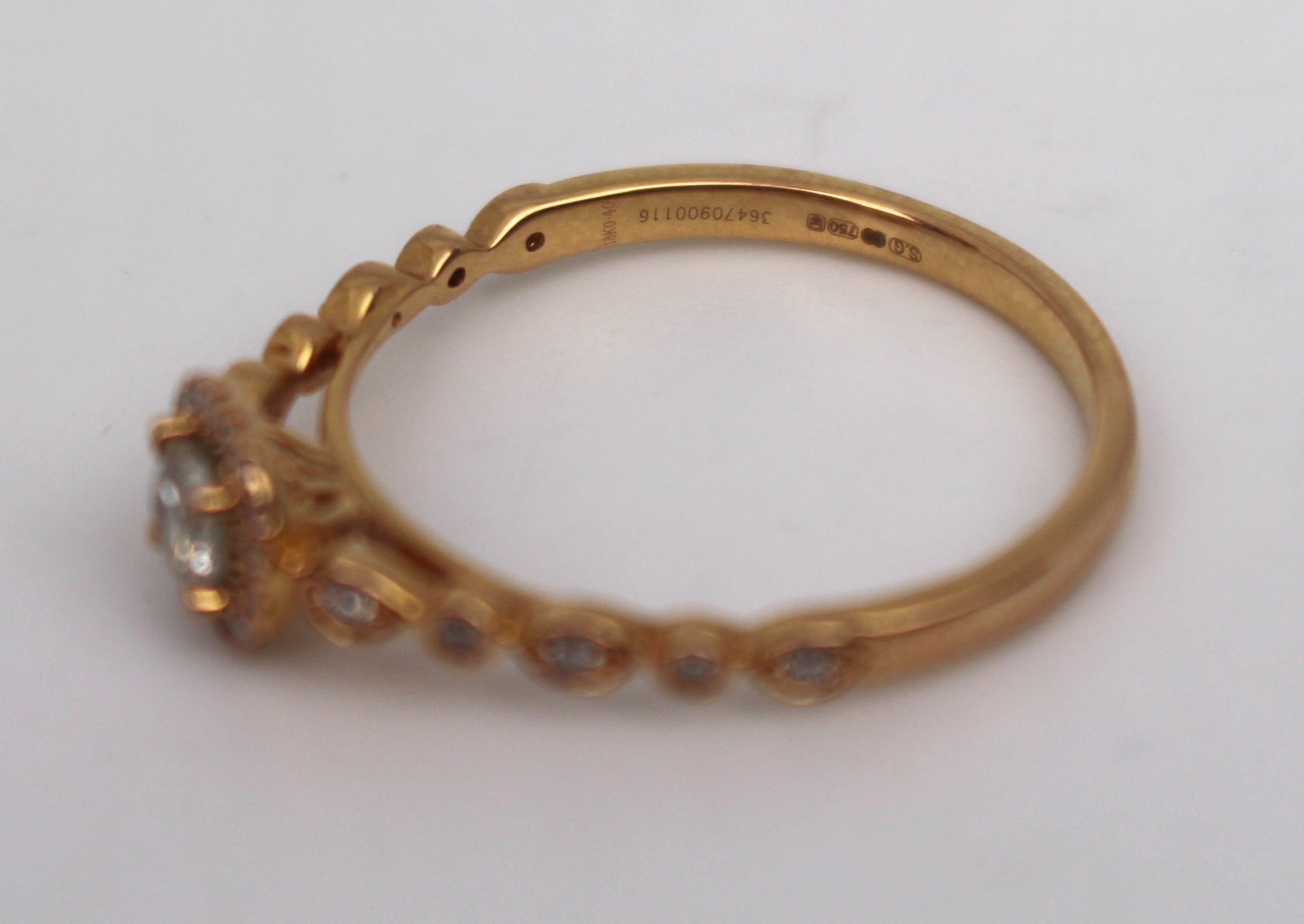18ct Rose Gold 0.40 Carat Diamond Ring