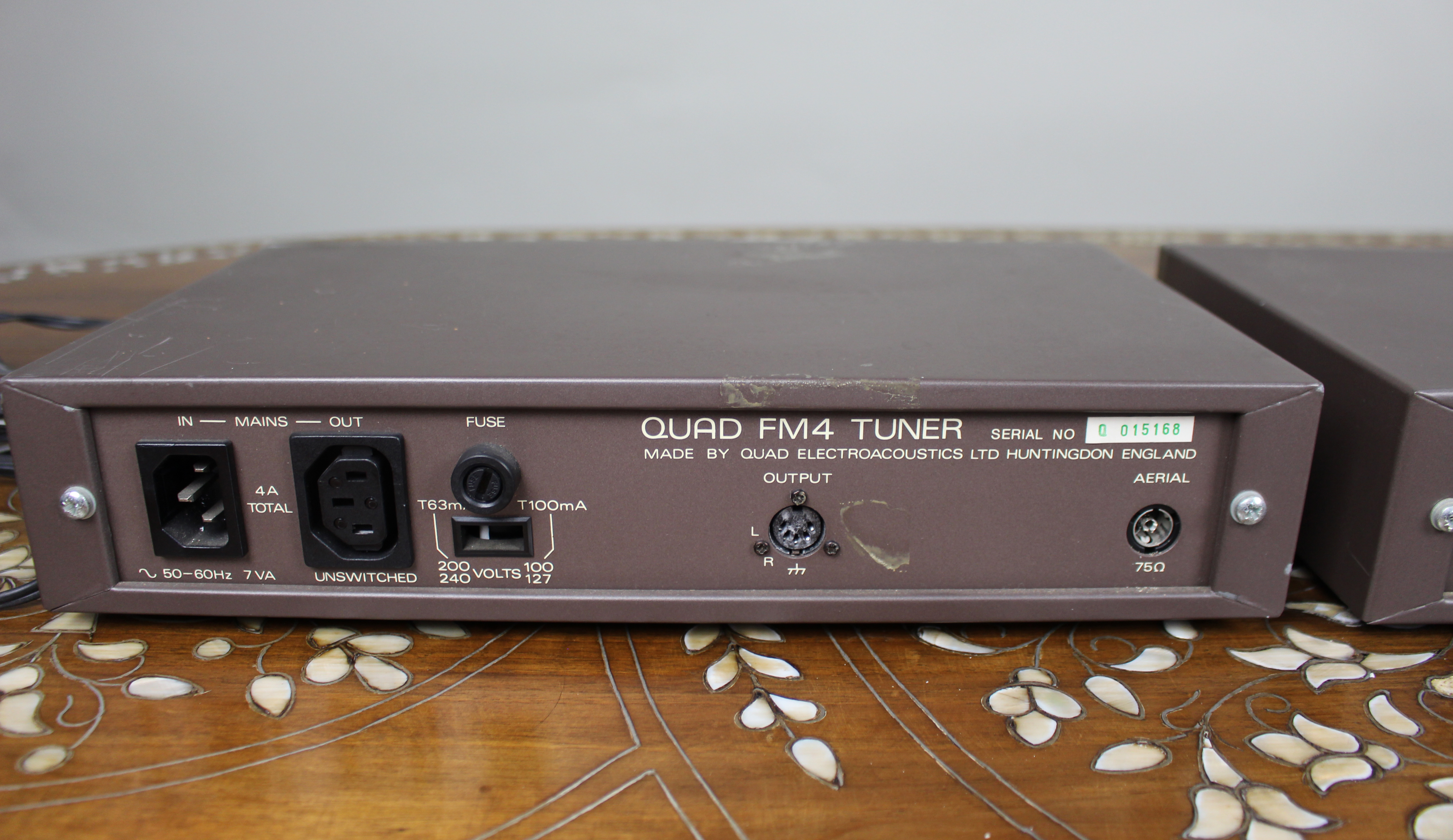 Quad 405-2 Power Amplifier, Quad 34 Preamp & Quad FM4 Tuner Vintage Hi-Fi System