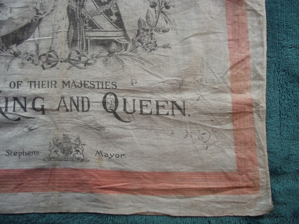 Commemorative Handkerchief - Royal Visit To Salford July 13th 1905