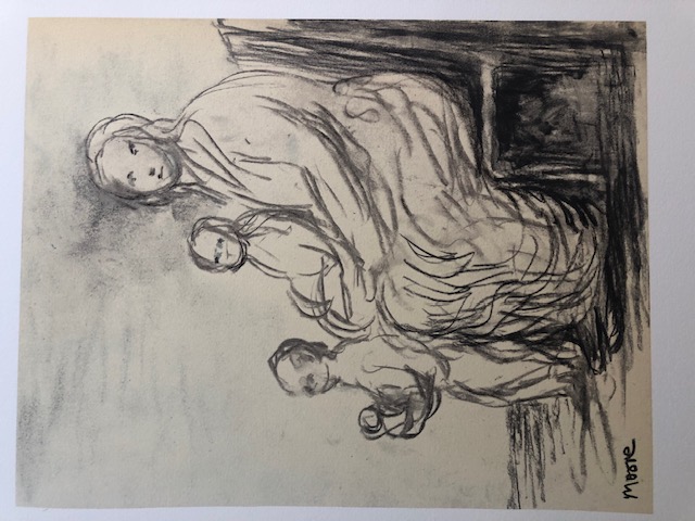Four (4) Rare Henry Moore Lithographs. 1982
