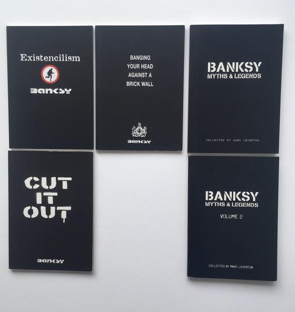 Banksy (b.1974-) 3 Self Published Books 1st Edition 2001- 04 & Banksy Myths & Legends Pt1 & Pt 2