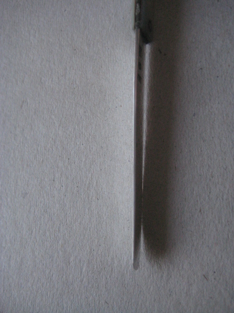 George III Mother of Pearl Hafted Silver Scimitar Bladed Folding Fruit Knife, c1784