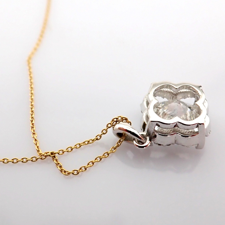 Flower Cut Lab-Grown Diamond Necklace - 2.08 Total Carat (IGI Certified)