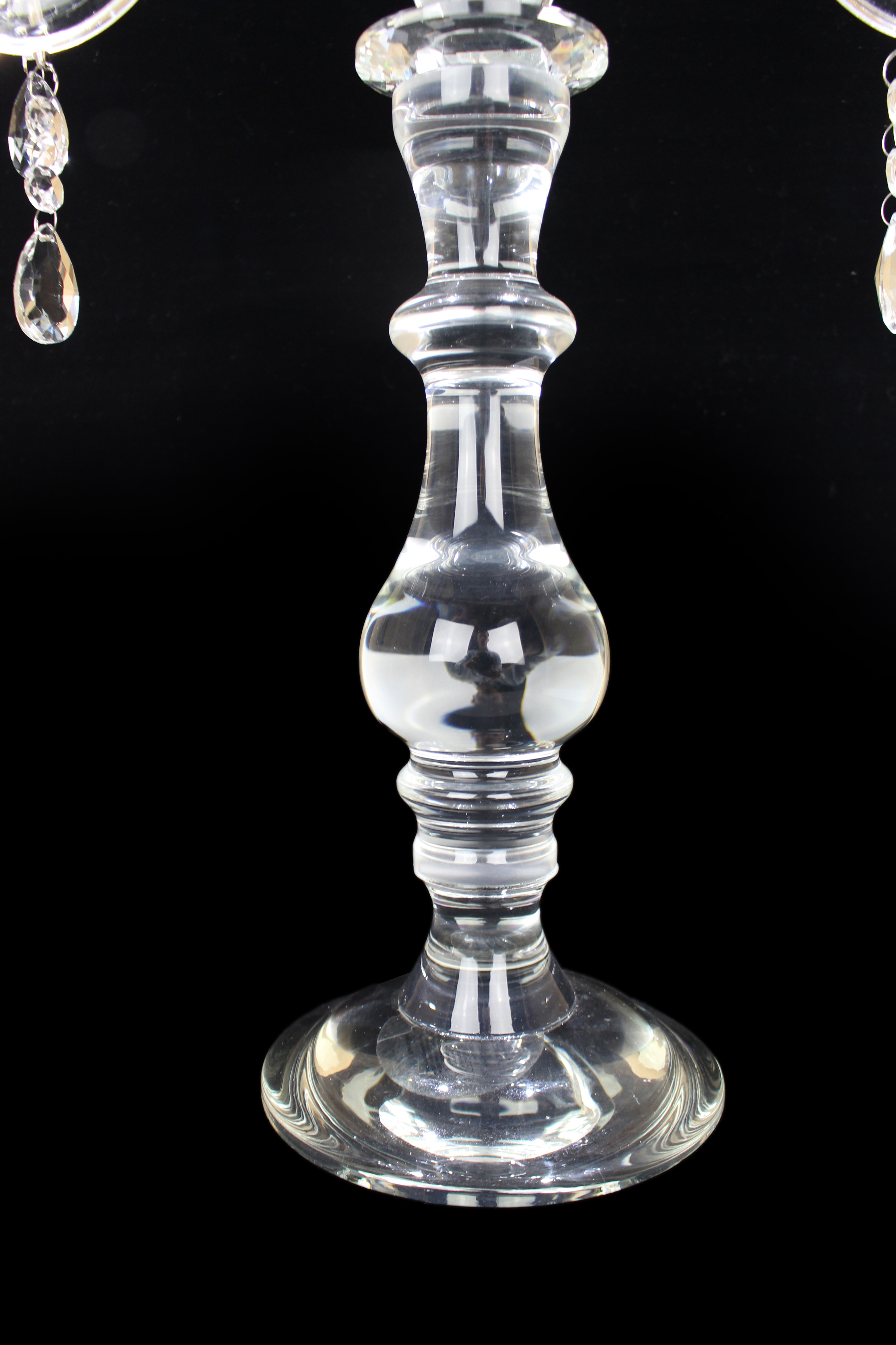 3 Branch Crystal Candelabra